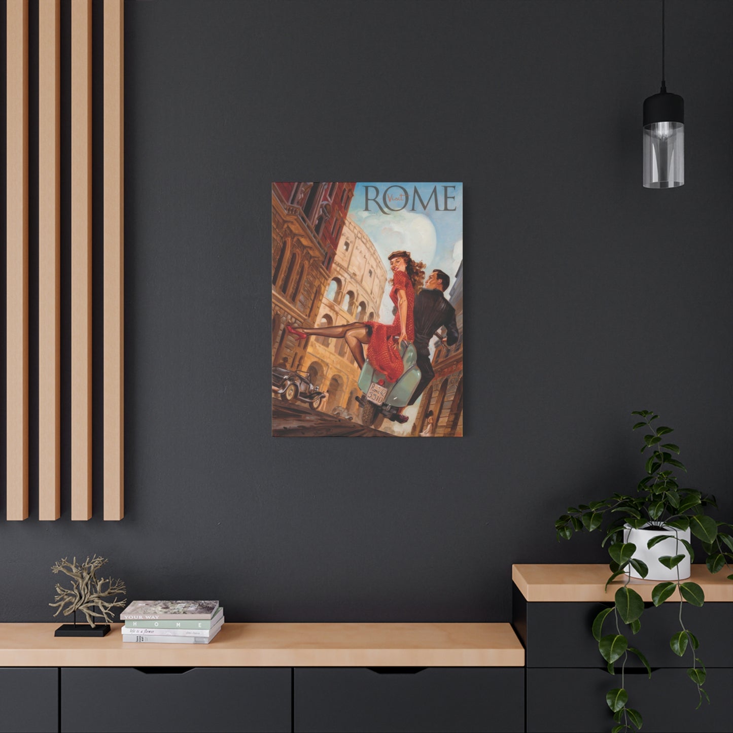 Visit Rome Travel Italy Wall Art & Canvas Prints