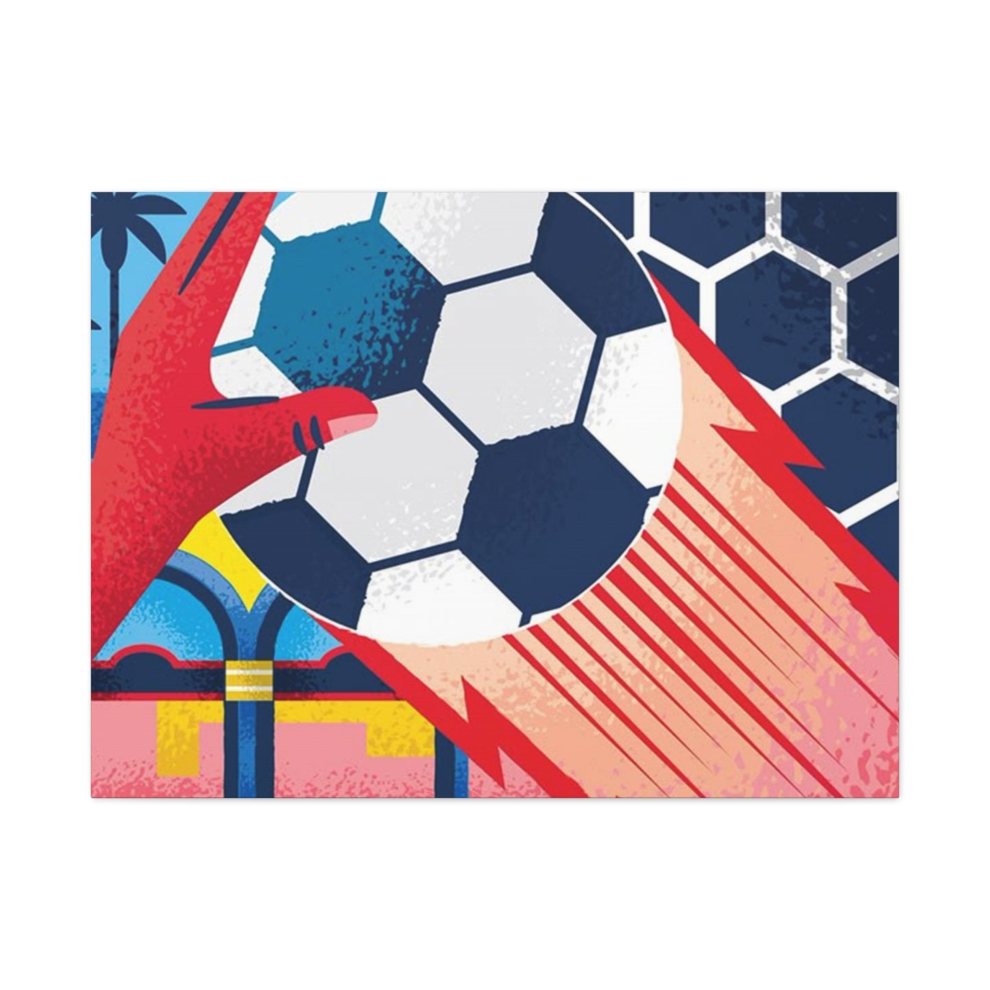 Football Painting Wall Art & Canvas Prints
