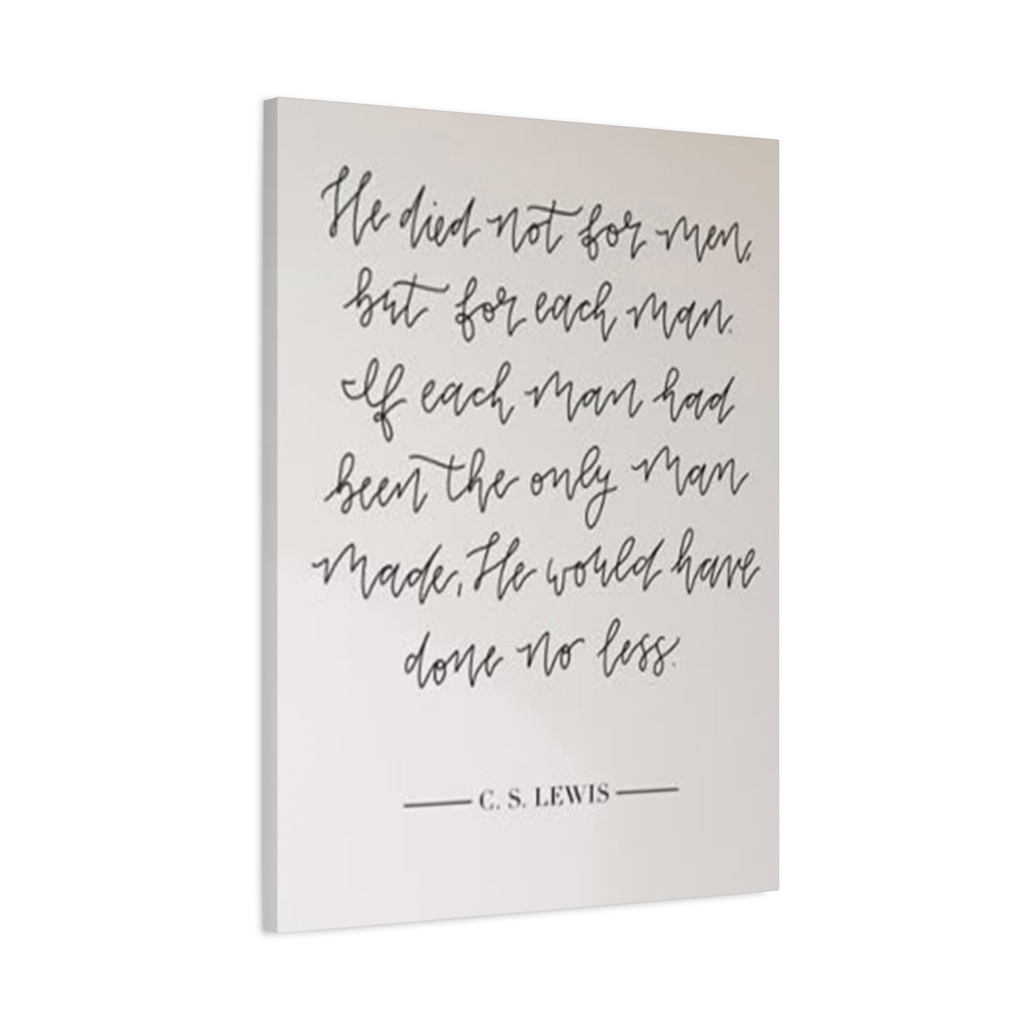C. S. Lewis Quote Wall Art & Canvas Prints