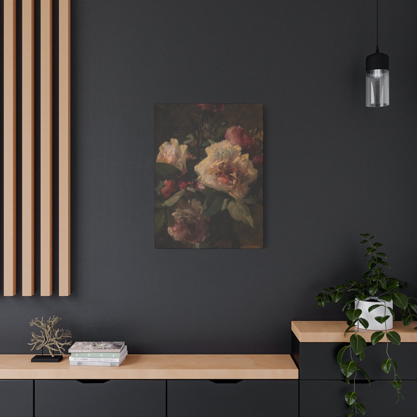 Flower Vase Dark Academia Wall Art & Canvas Prints