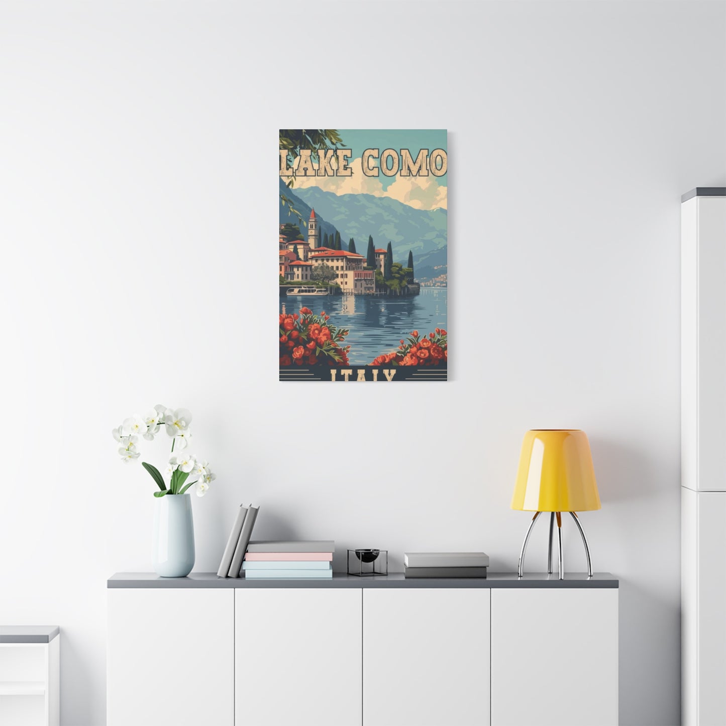 Lake Como Italy Vintage Wall Art & Canvas Prints