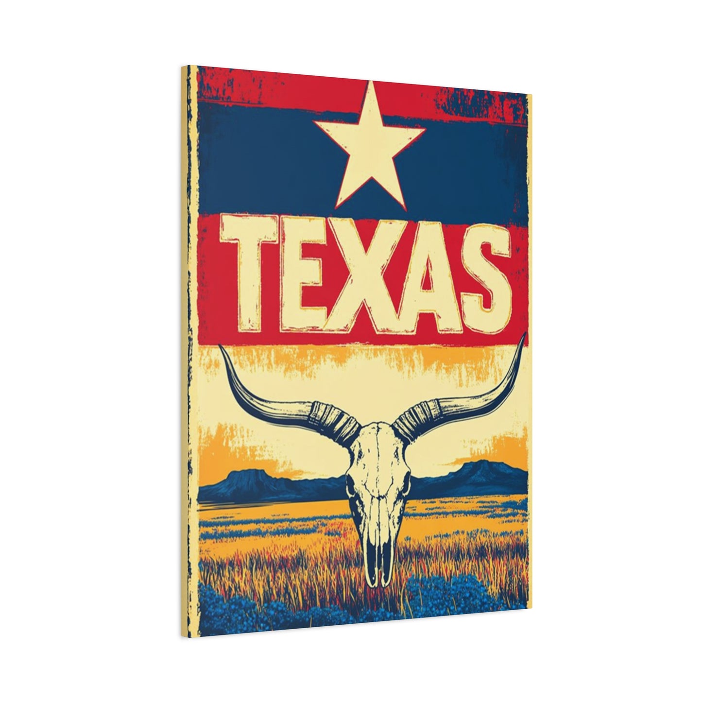 Landscape Of The Texas State Poster Wall Art & Canvas Prints
