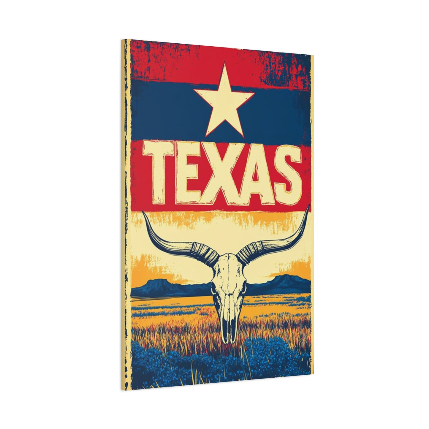 Landscape Of The Texas State Poster Wall Art & Canvas Prints