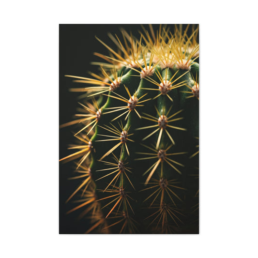 Desert Geometry Cactus Close-Up Wall Art & Canvas Prints