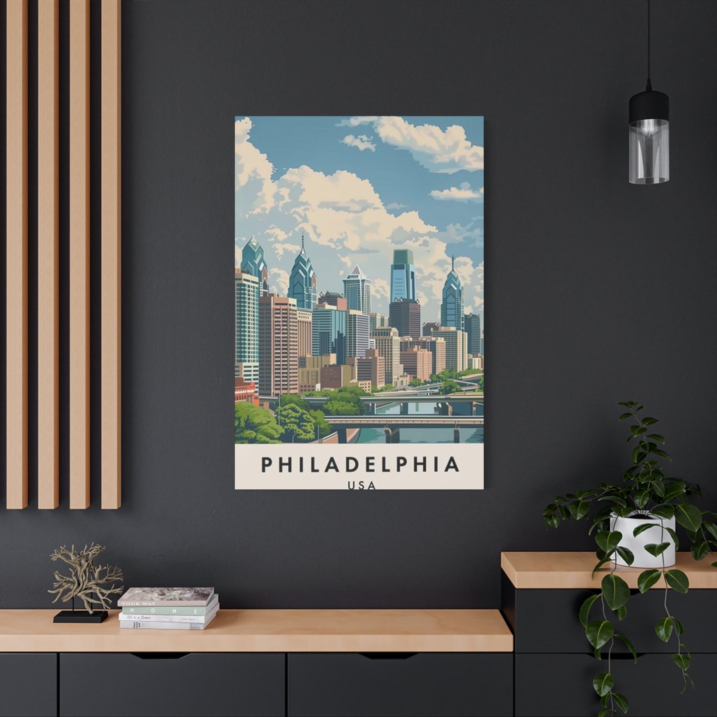 Bright Sunny Day In Philadelphia Wall Art & Canvas Prints