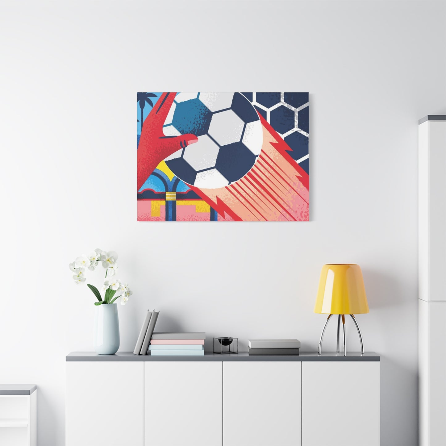 Football Painting Wall Art & Canvas Prints