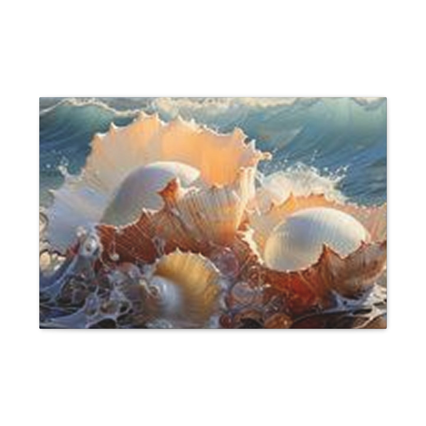 Shells At Sea Shore Wall Art & Canvas Prints