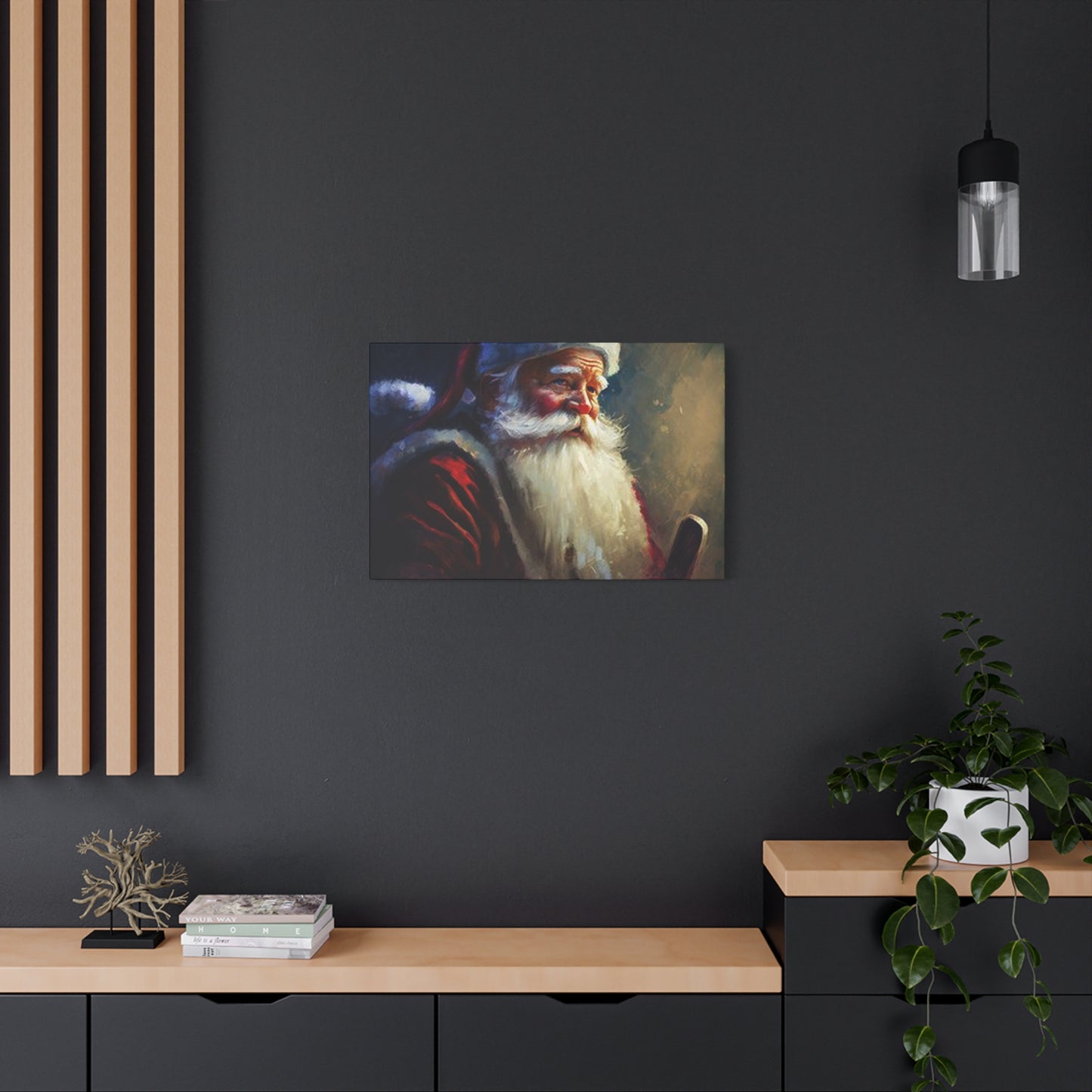 Santa Claus Candid Wall Art & Canvas Prints