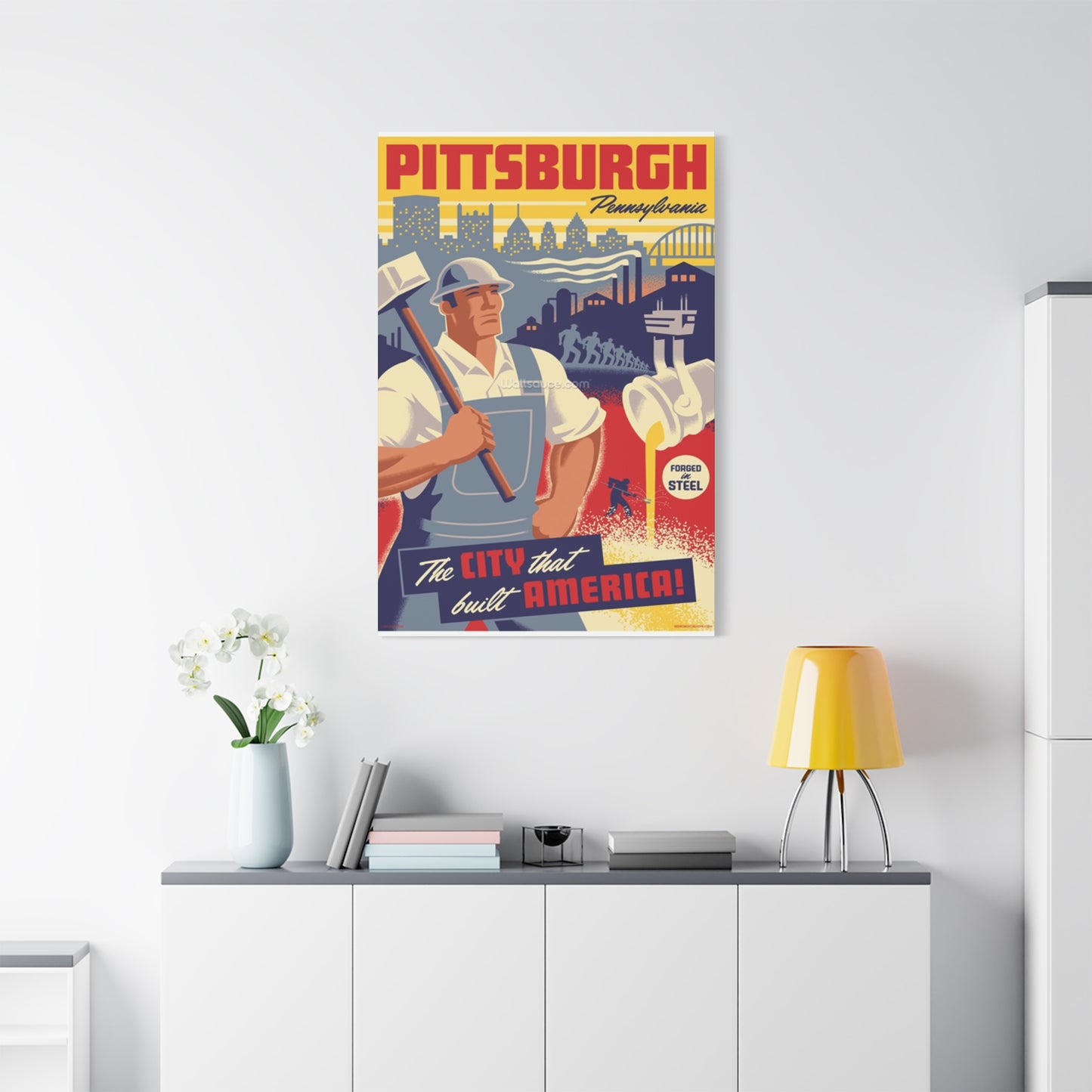 The City That Built America Wall Art & Canvas Prints