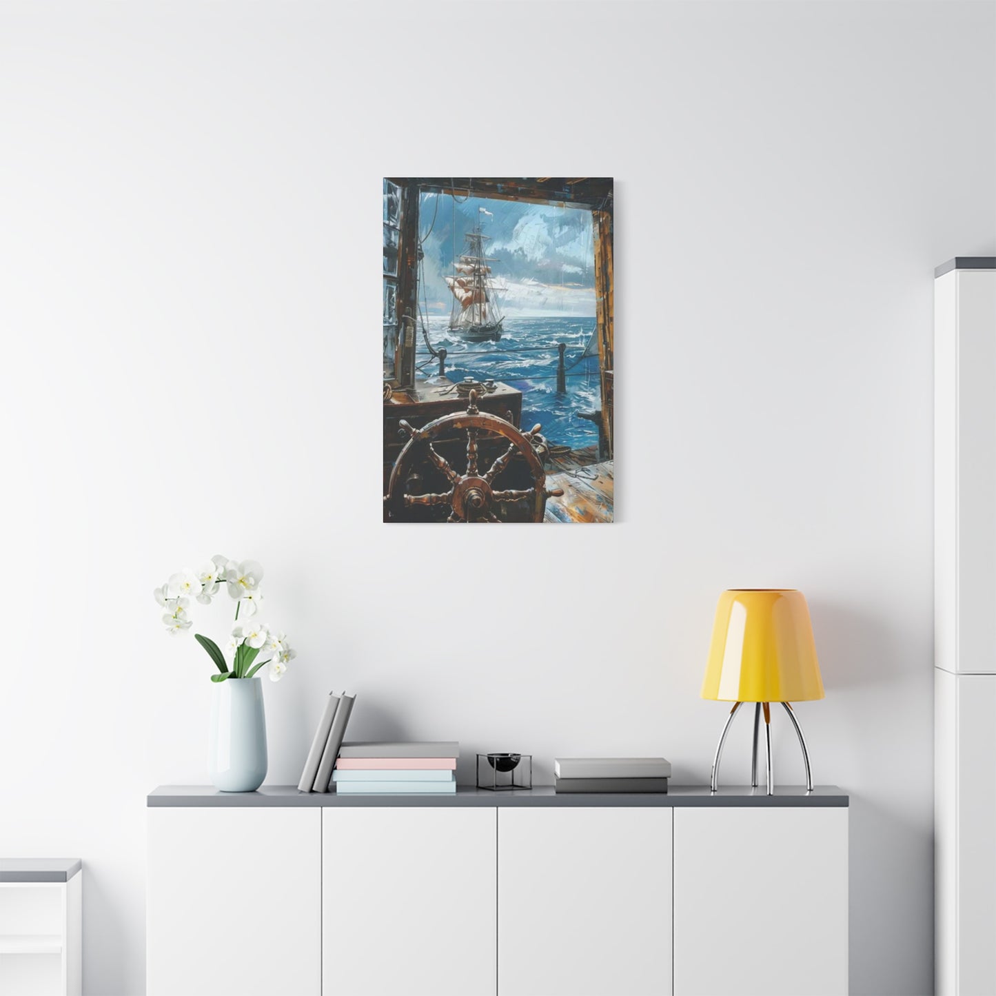Ship Sailing POV Wall Art & Canvas Prints
