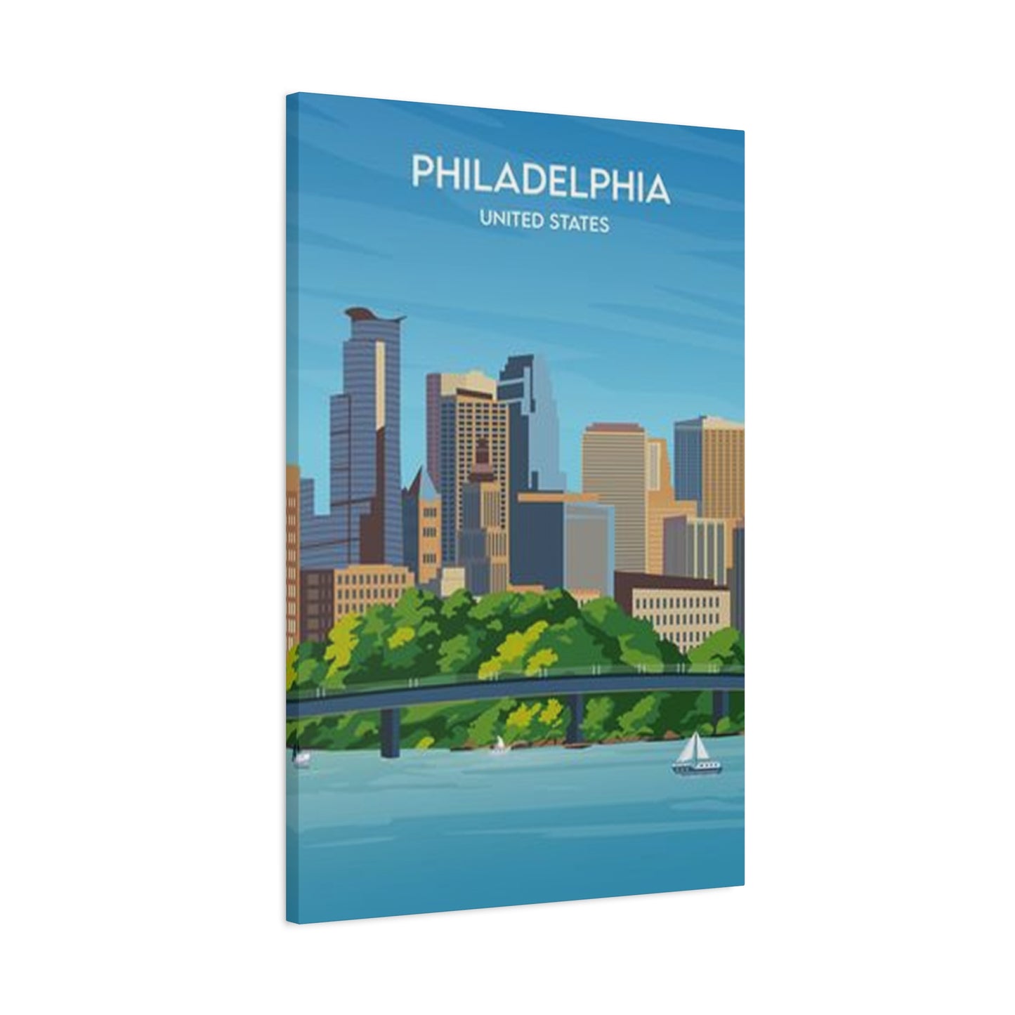 Philadelphia United States Poster Wall Art & Canvas Prints