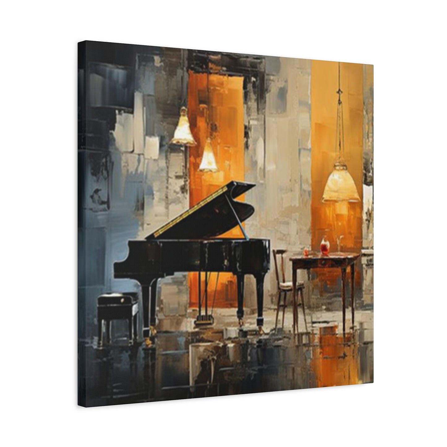 Big Piano Painting Wall Art & Canvas Prints