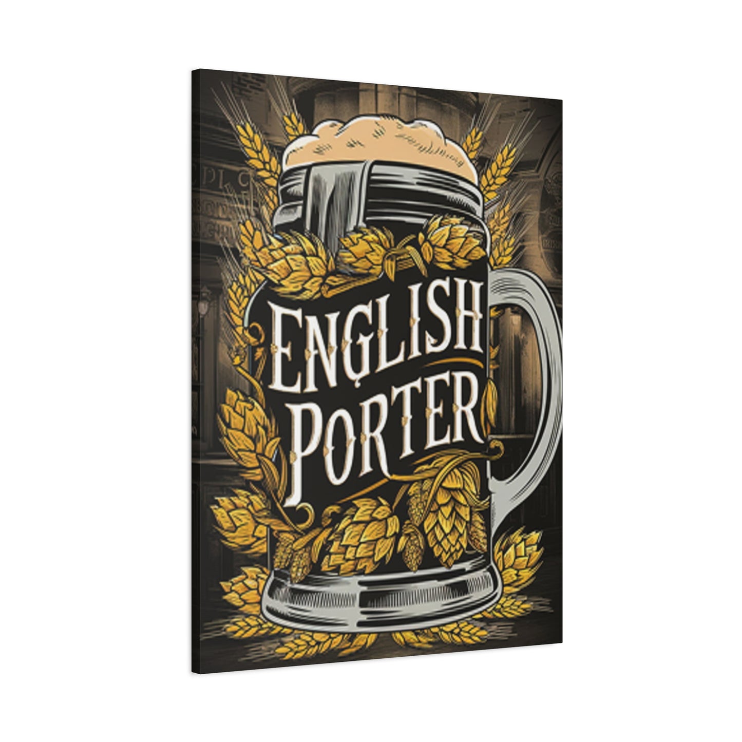 English Porter Whiskey Wall Art & Canvas Prints