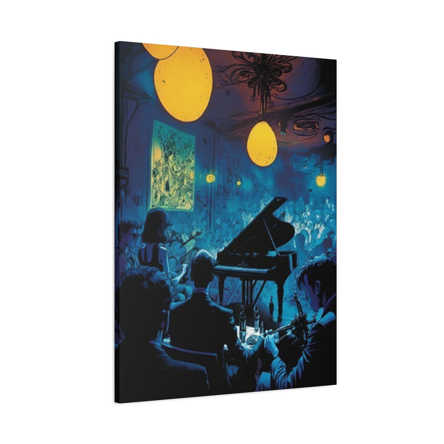 Piano In A Party Wall Art & Canvas Prints