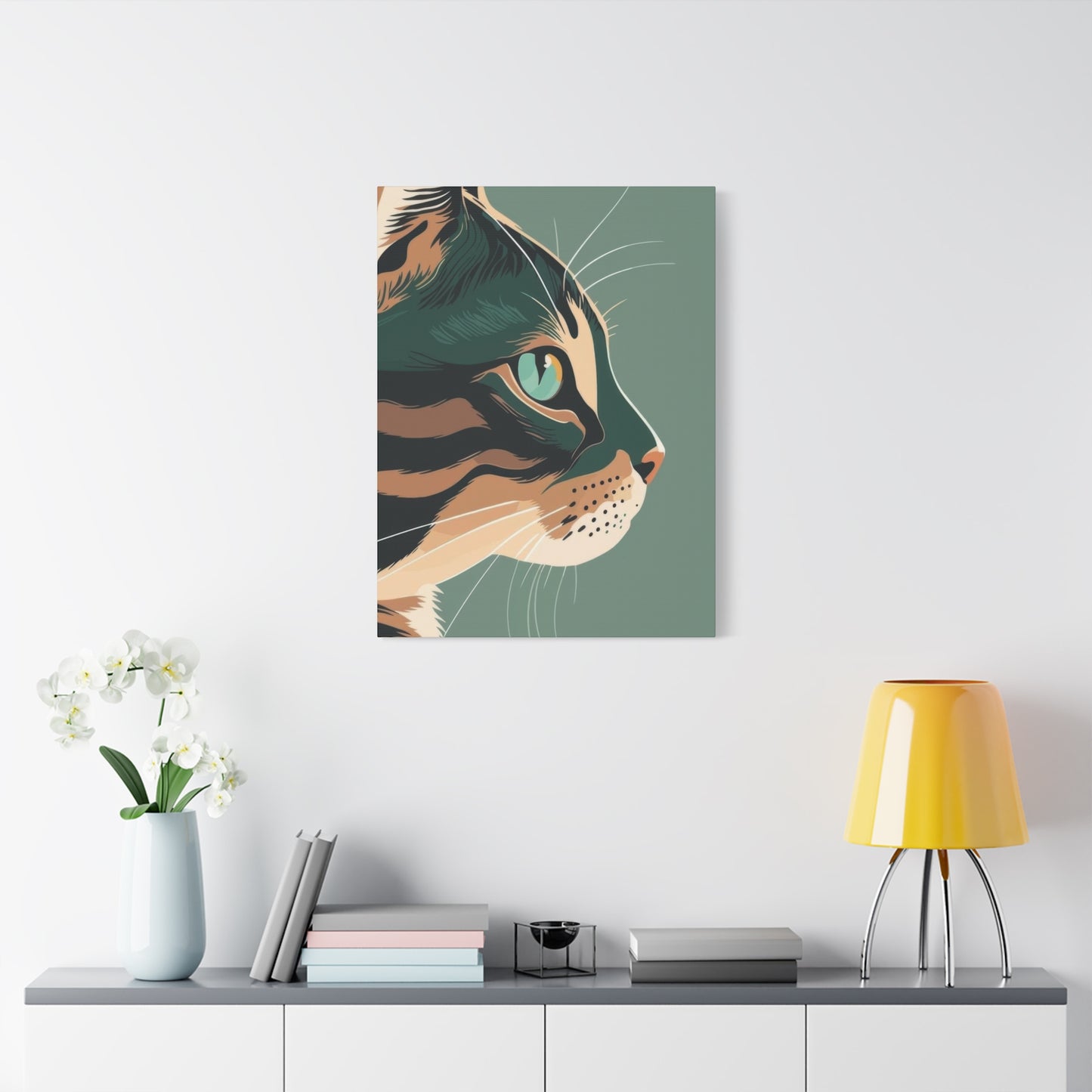 Cat Face Closeup Deco Wall Art & Canvas Prints