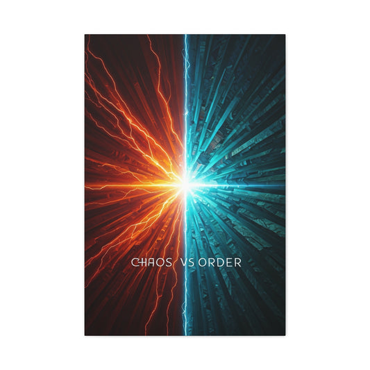 Chaos Versus Order Wall Art & Canvas Prints