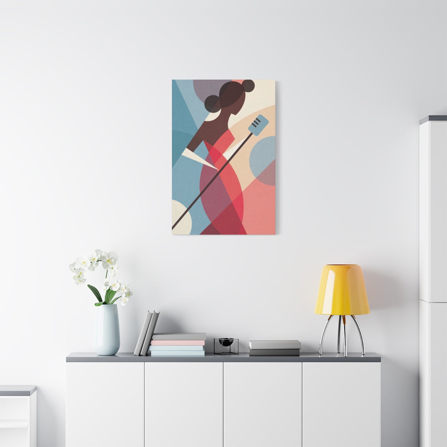 Women Singing Cubism Wall Art & Canvas Prints