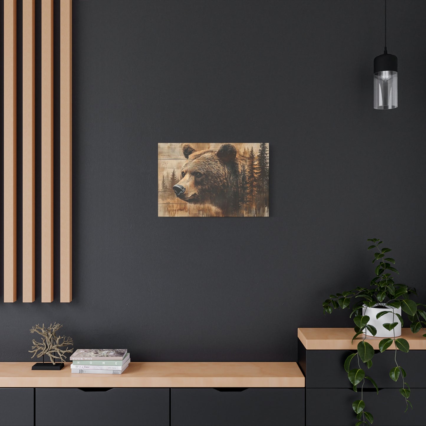 Grizzly Bear Wildlife Painting Wall Art & Canvas Prints
