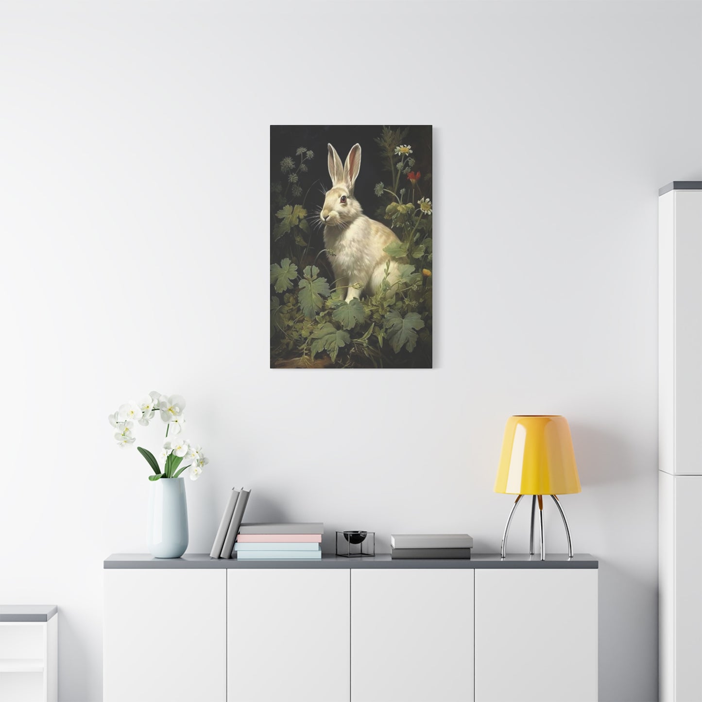 White Rabbit Wall Art & Canvas Prints