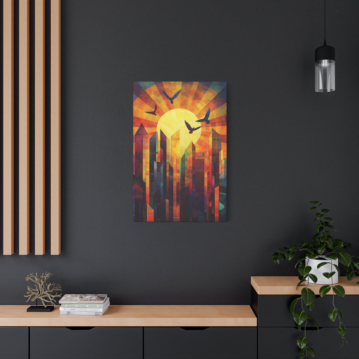 Abstract Sunrise Wall Art & Canvas Prints