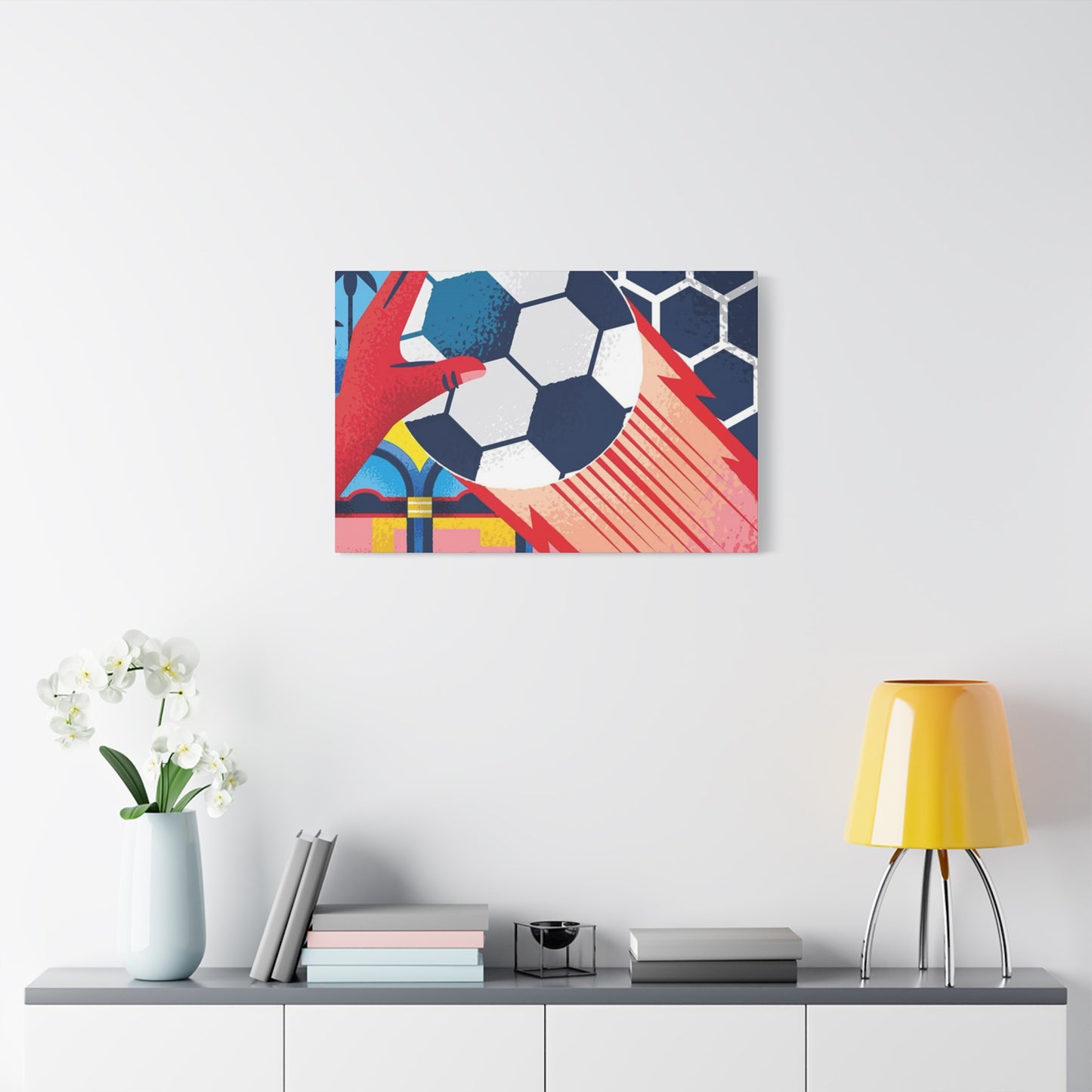 Football Painting Wall Art & Canvas Prints