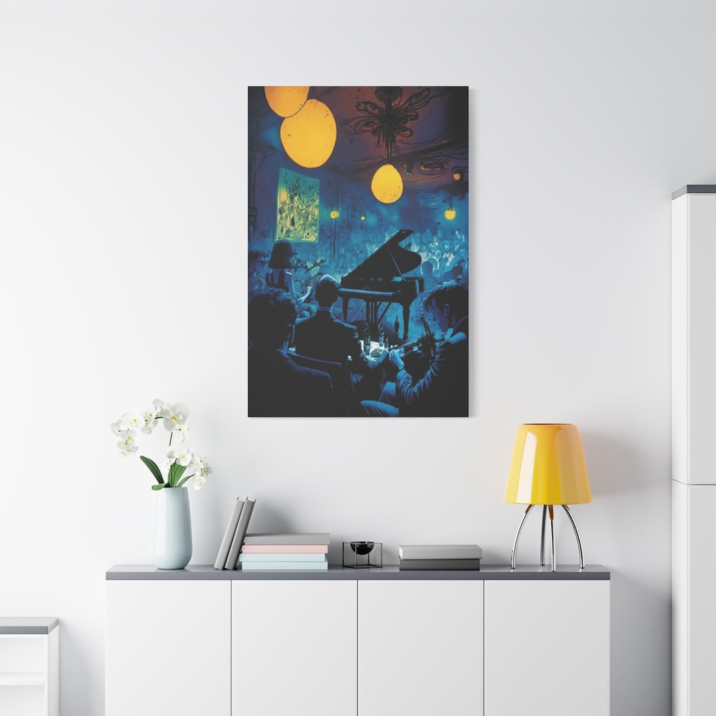 Piano In A Party Wall Art & Canvas Prints