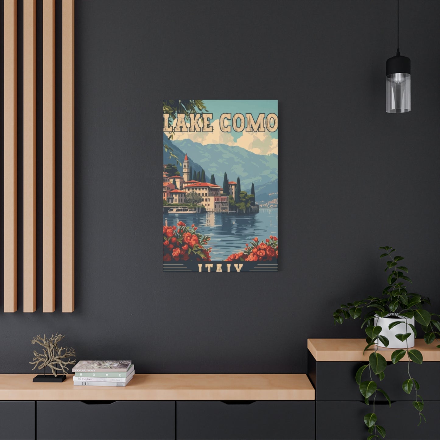 Lake Como Italy Vintage Wall Art & Canvas Prints