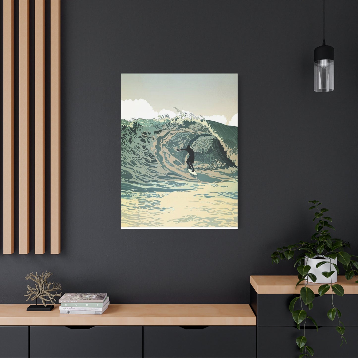 Wave Surfing Wall Art & Canvas Prints