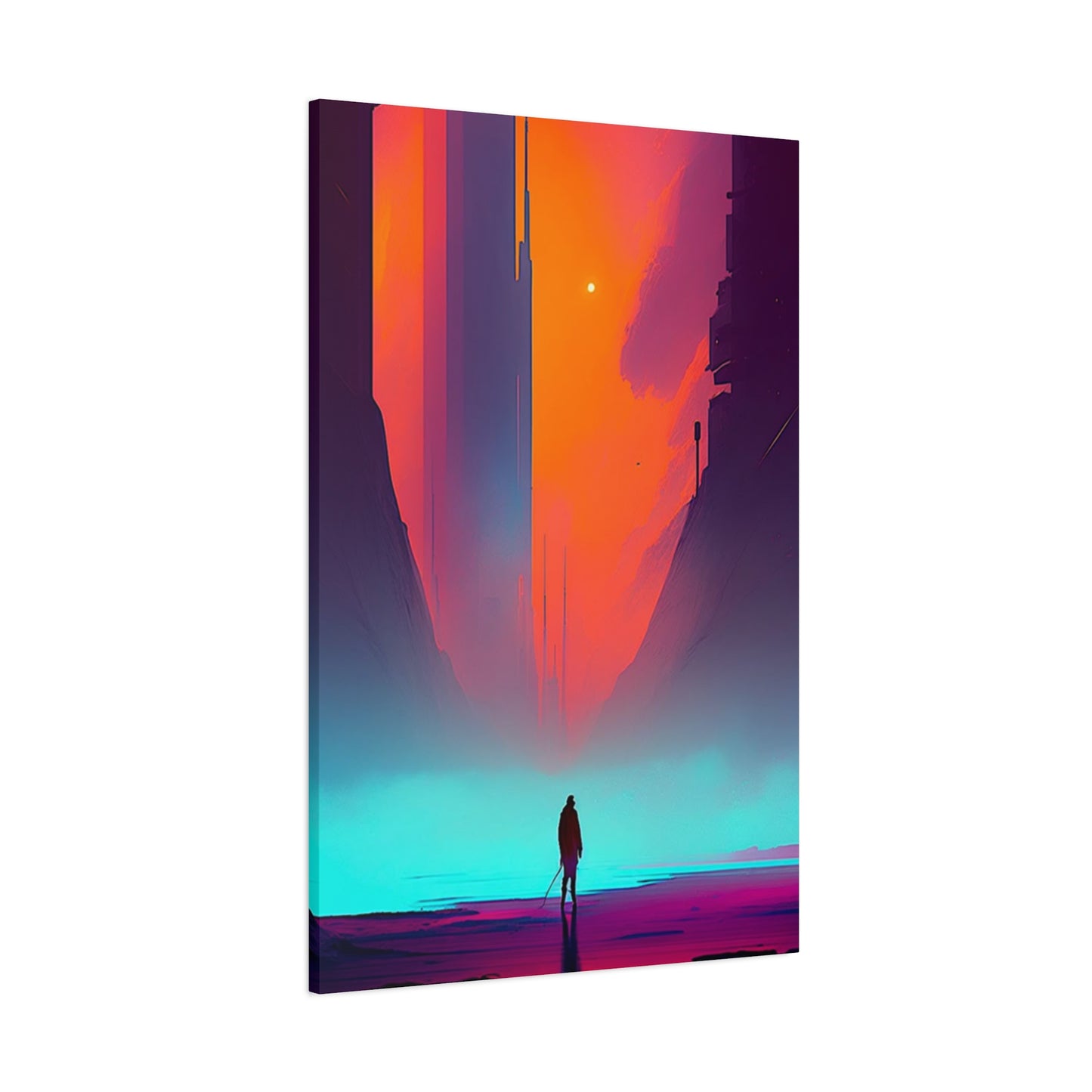 Abstract Alone Jesus Spiritual Christianity Wall Art & Canvas Prints