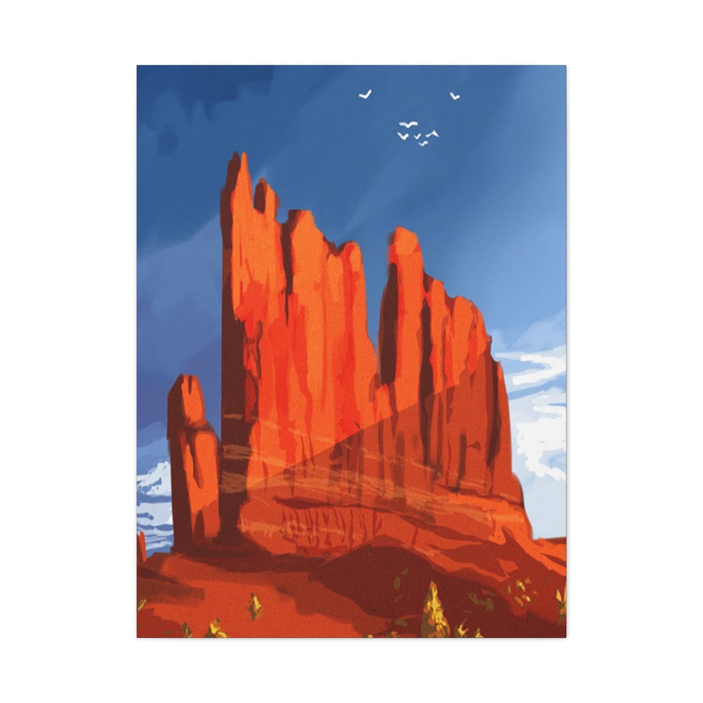 Abstract Arizona Canyon Mountain Wall Art & Canvas Prints