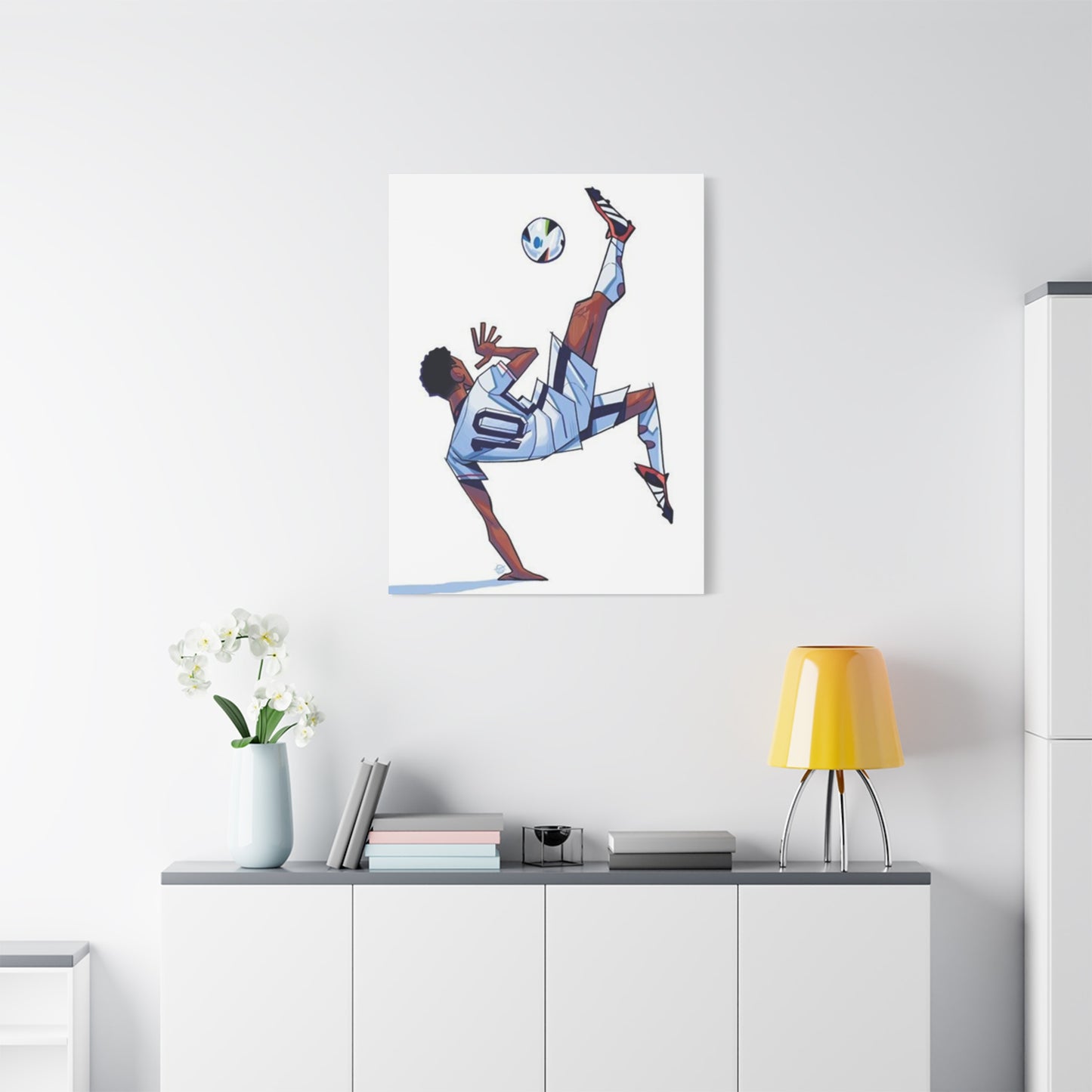 Animated Football Player Wall Art & Canvas Prints