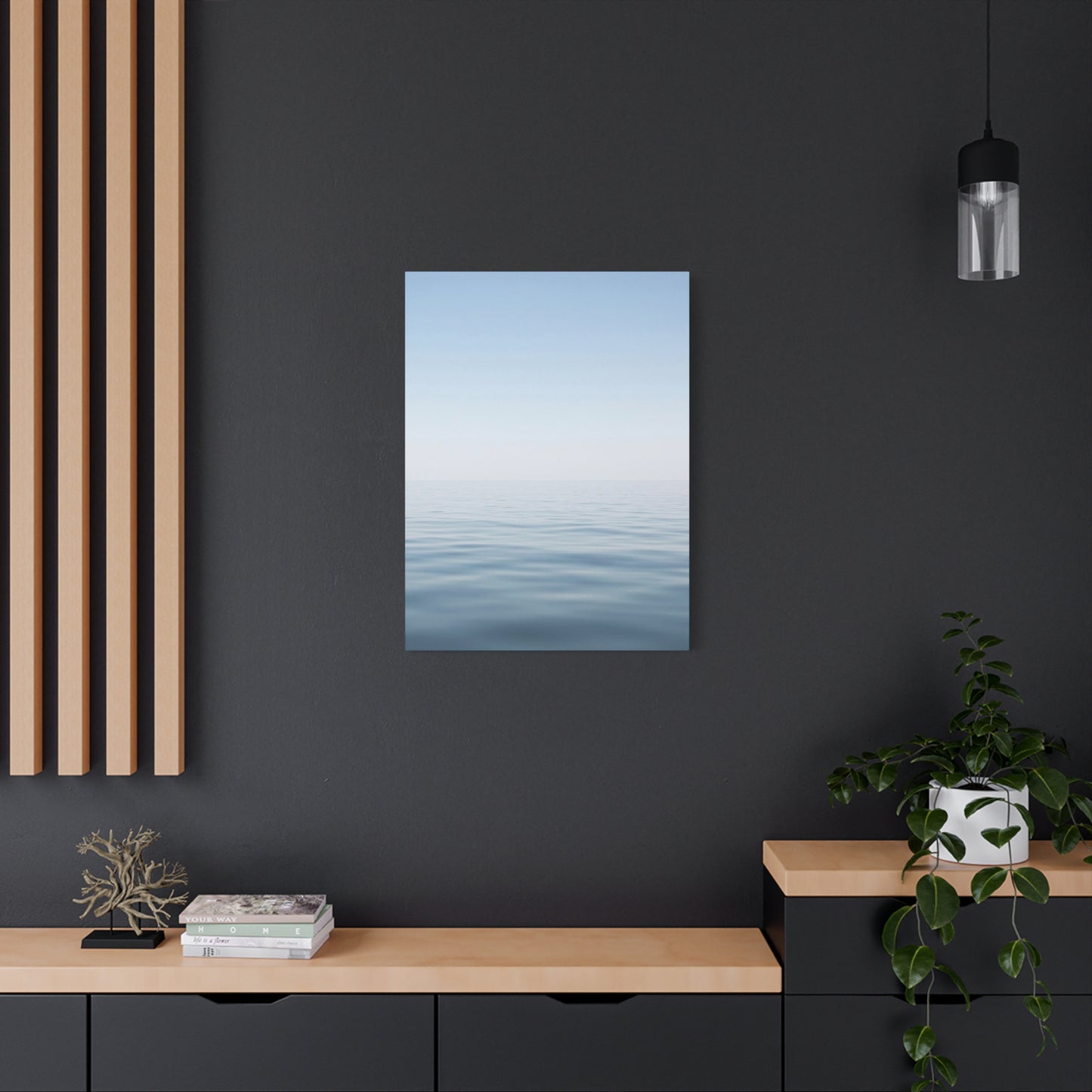Light Blue Water Sky Wall Art & Canvas Prints