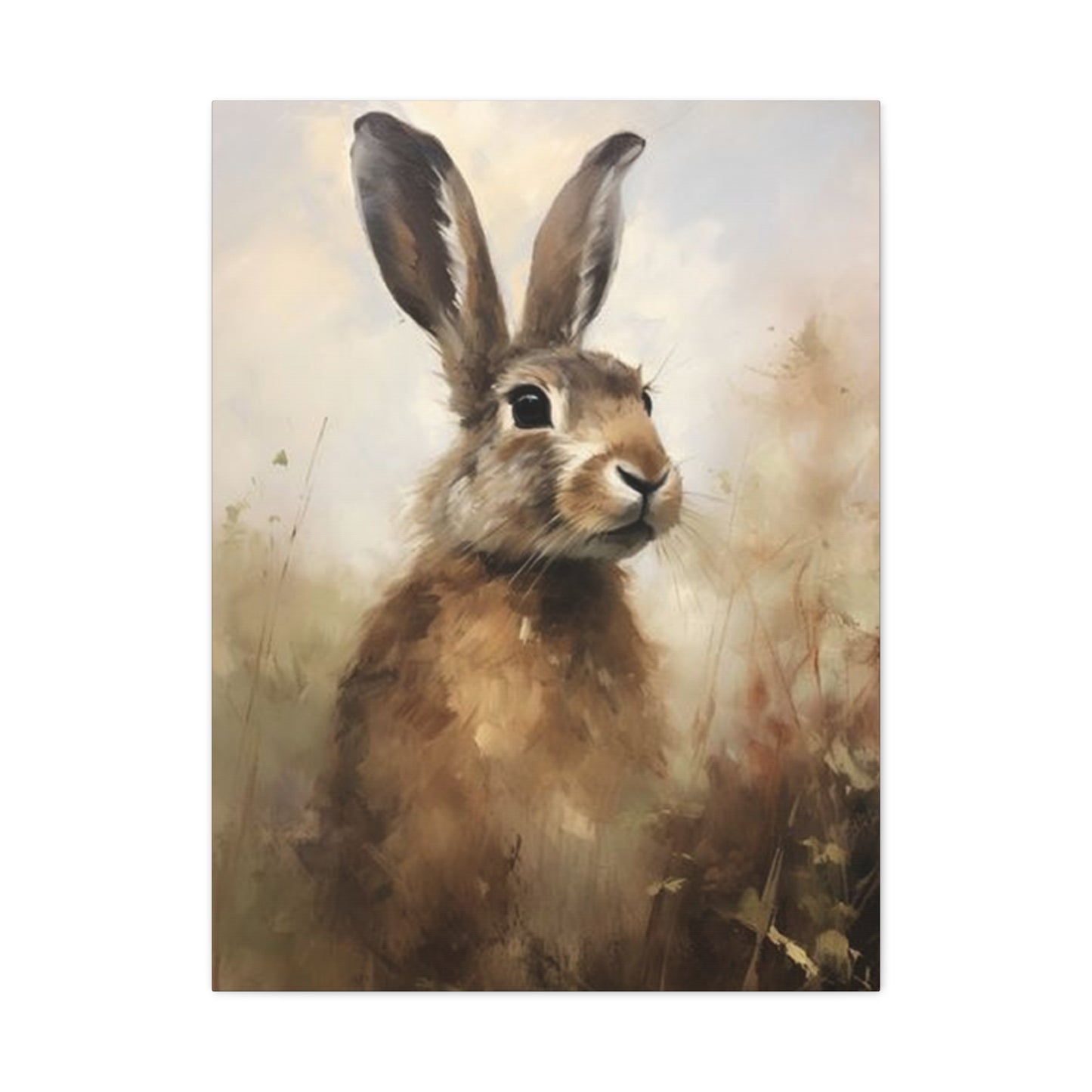 Small Rabbit Painting Wall Art & Canvas Prints