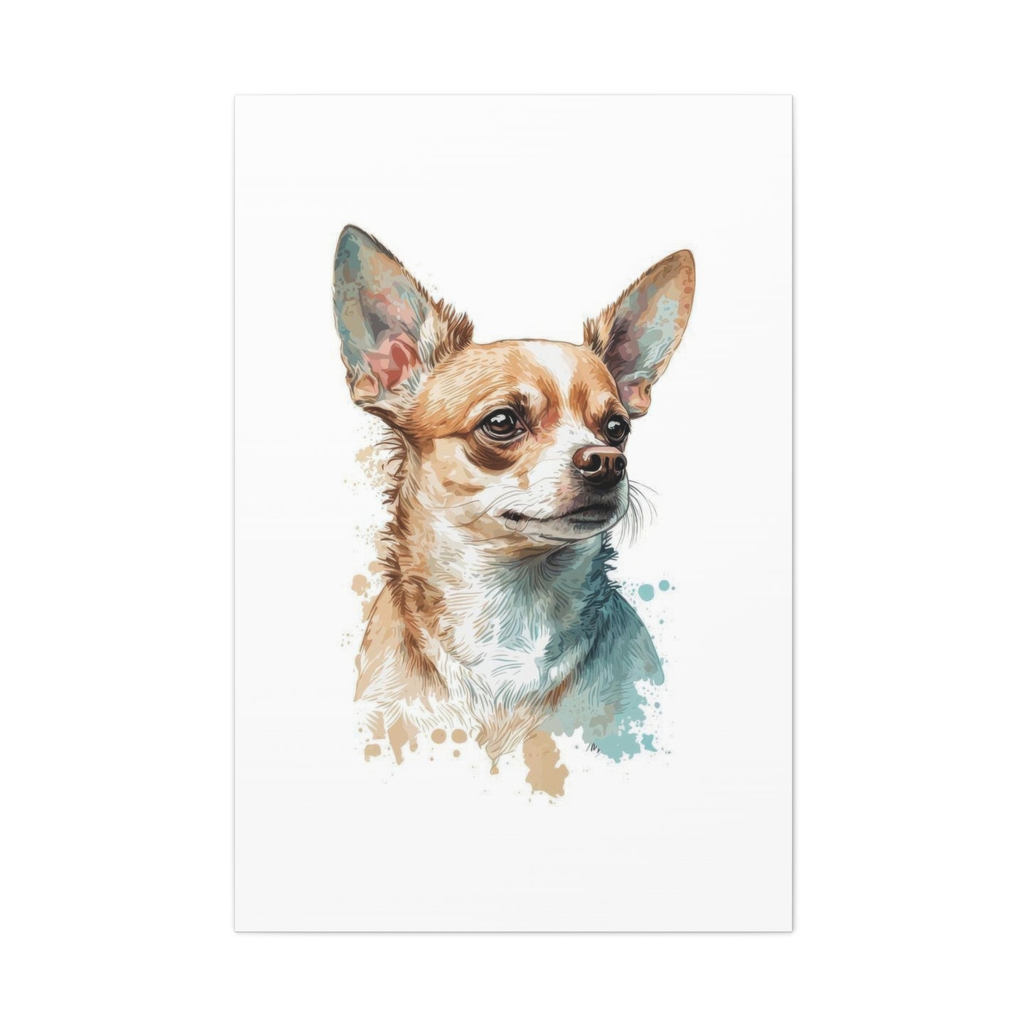 Chihuahua Portrait Dog Wall Art & Canvas Prints