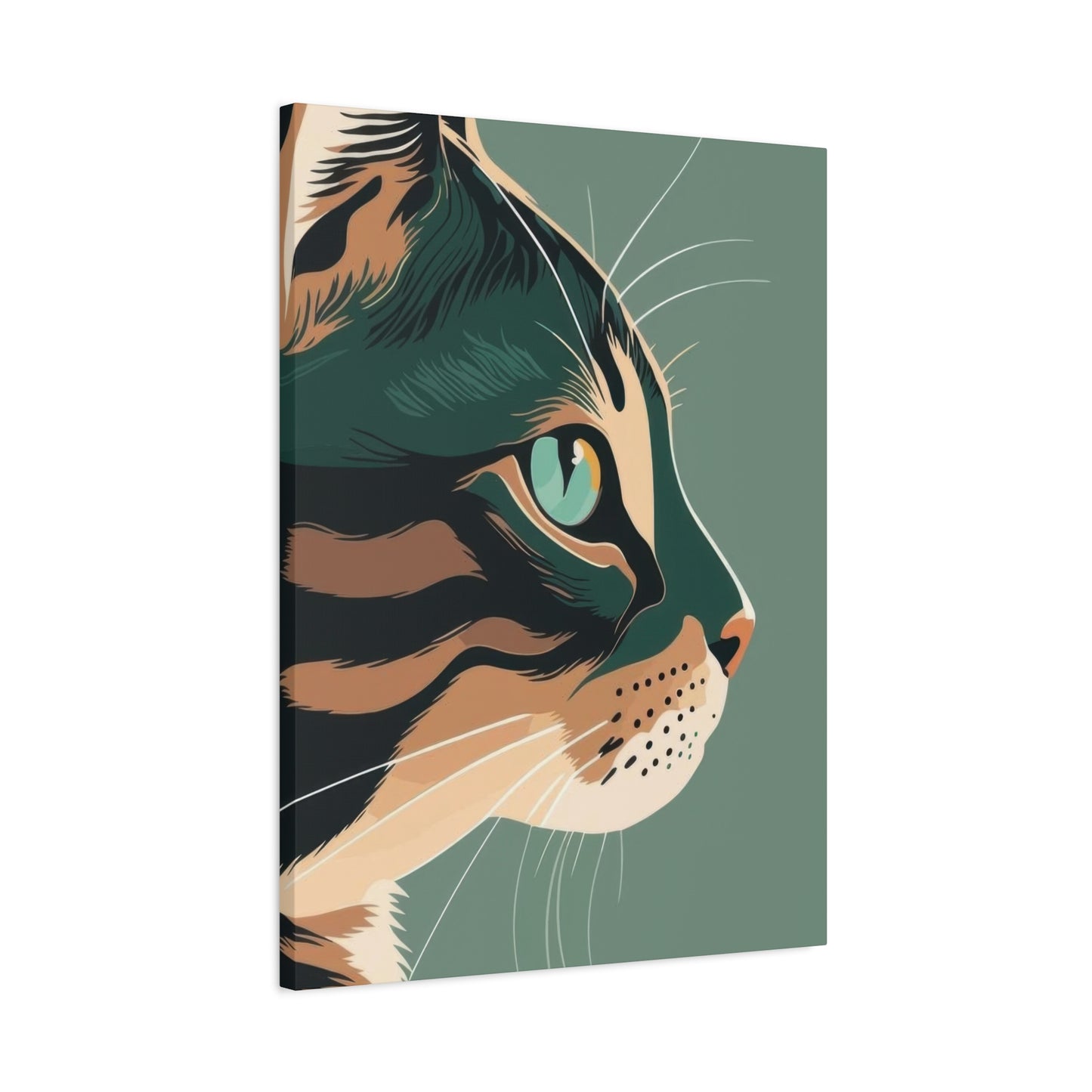 Cat Face Closeup Deco Wall Art & Canvas Prints
