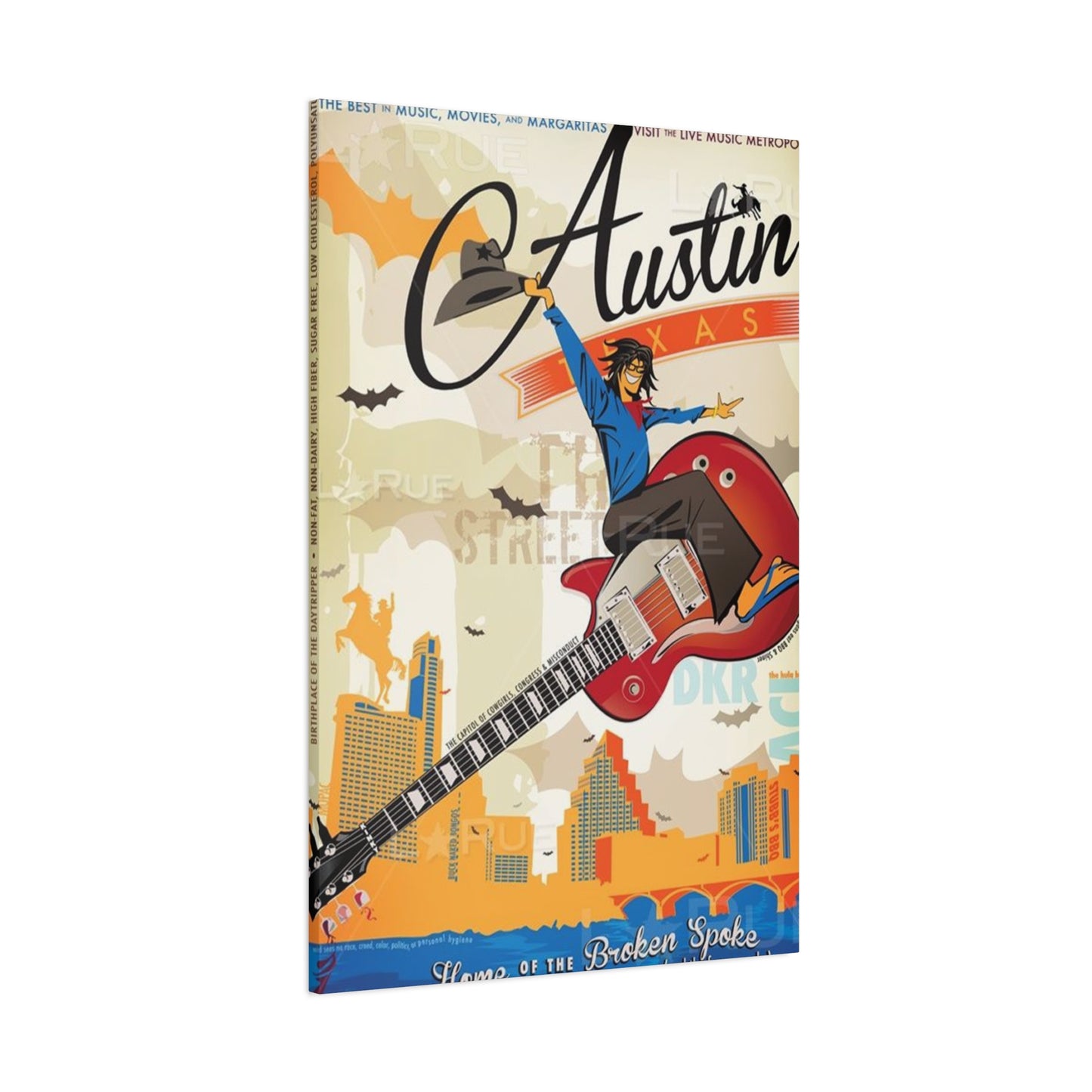 Austin Texas Poster Wall Art & Canvas Prints