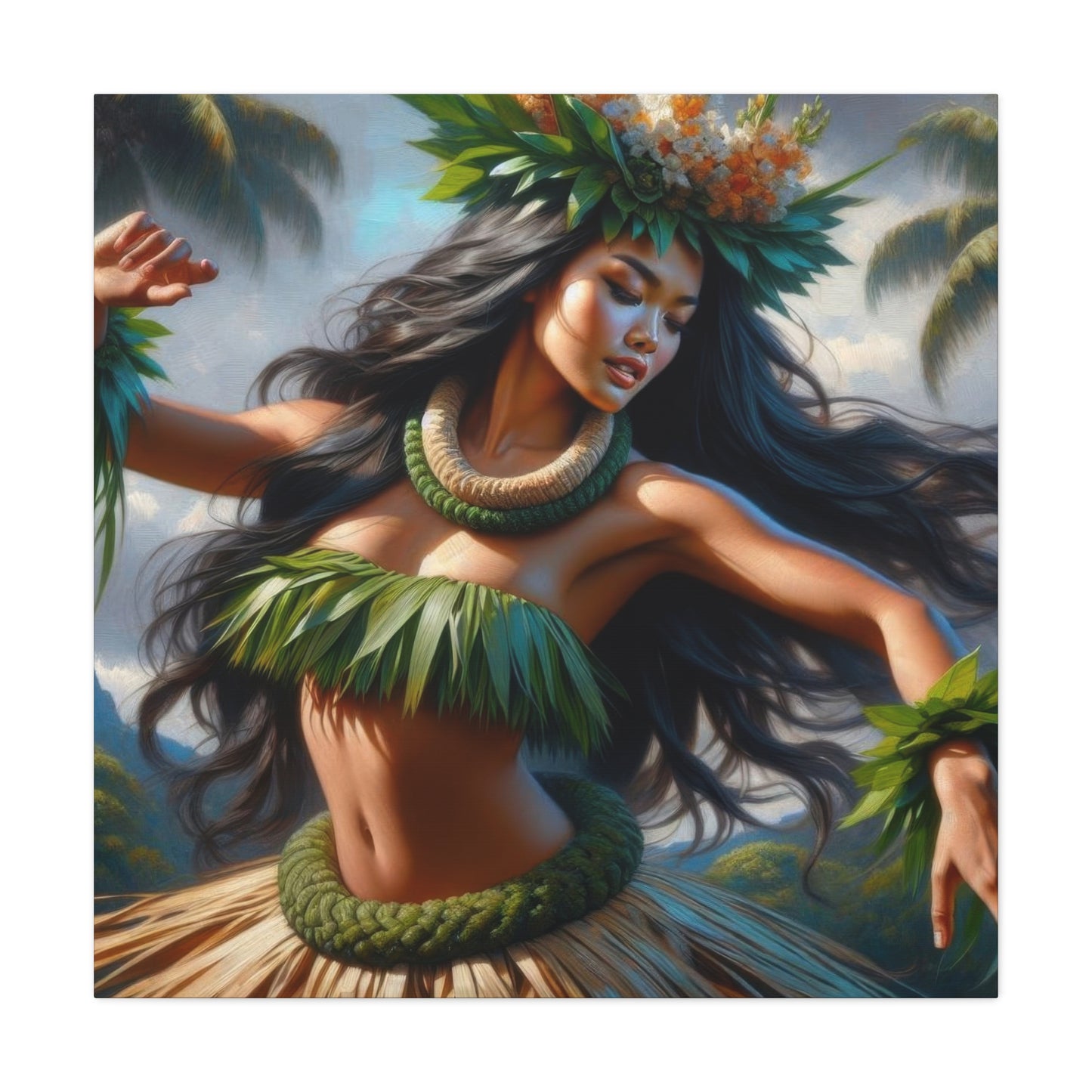 Laka Hawaiian Goddess Wall Art & Canvas Prints