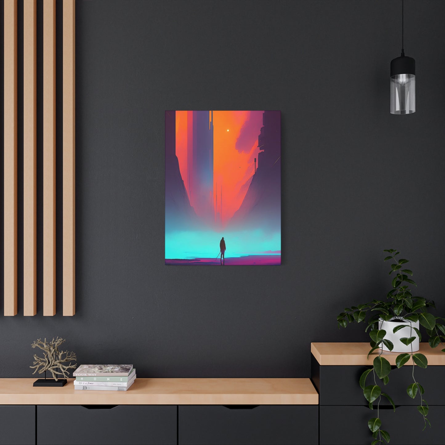 Abstract Alone Jesus Spiritual Christianity Wall Art & Canvas Prints