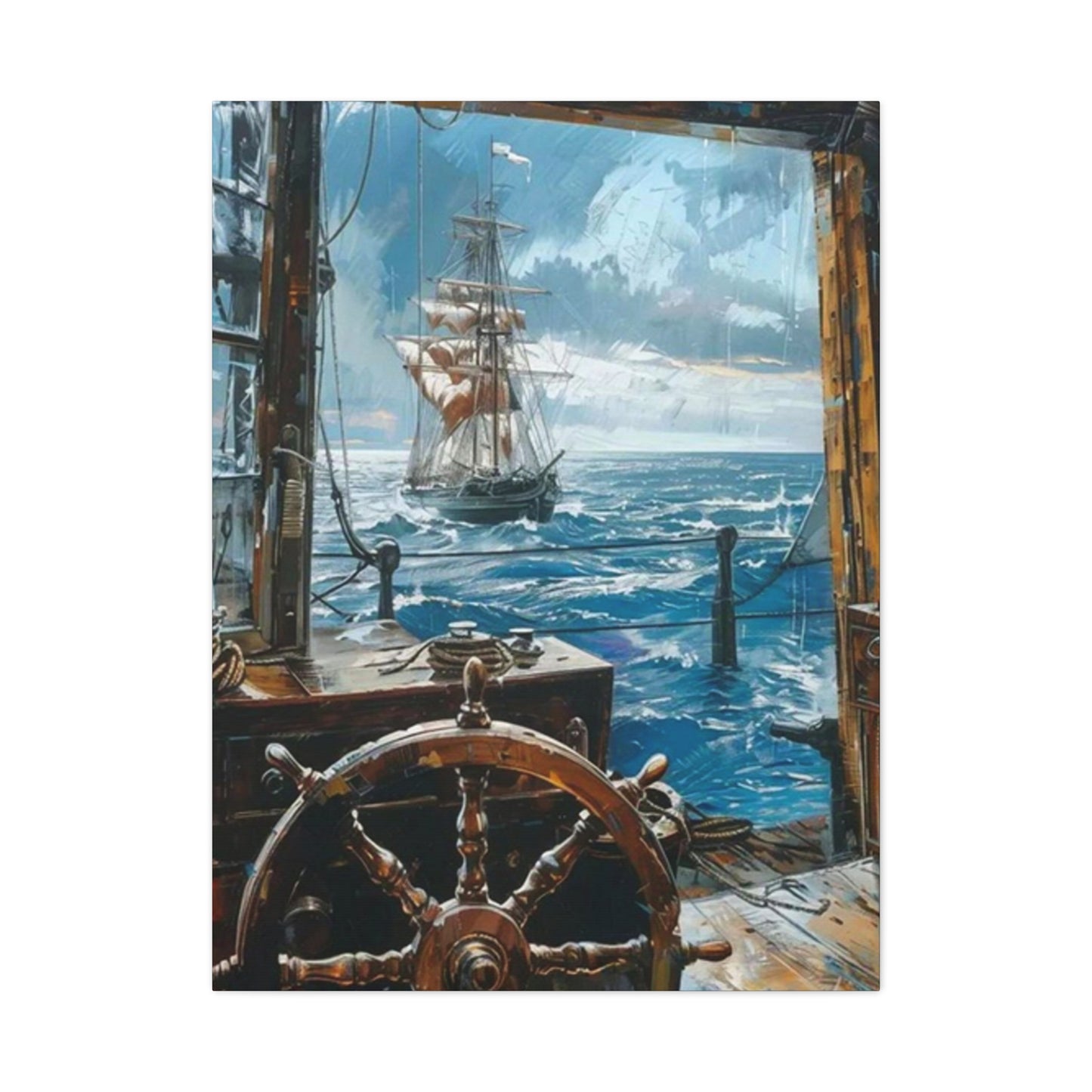 Ship Sailing POV Wall Art & Canvas Prints