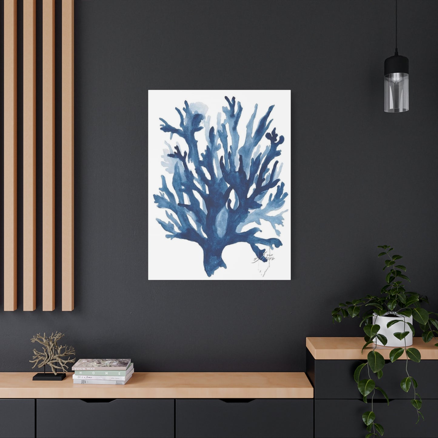 Amazing Sea Shells Stems Poster Wall Art & Canvas Prints