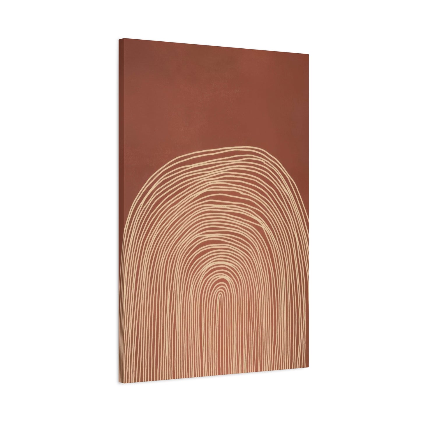 Abstract Concentrix Curves Earth Tones Wall Art & Canvas Prints