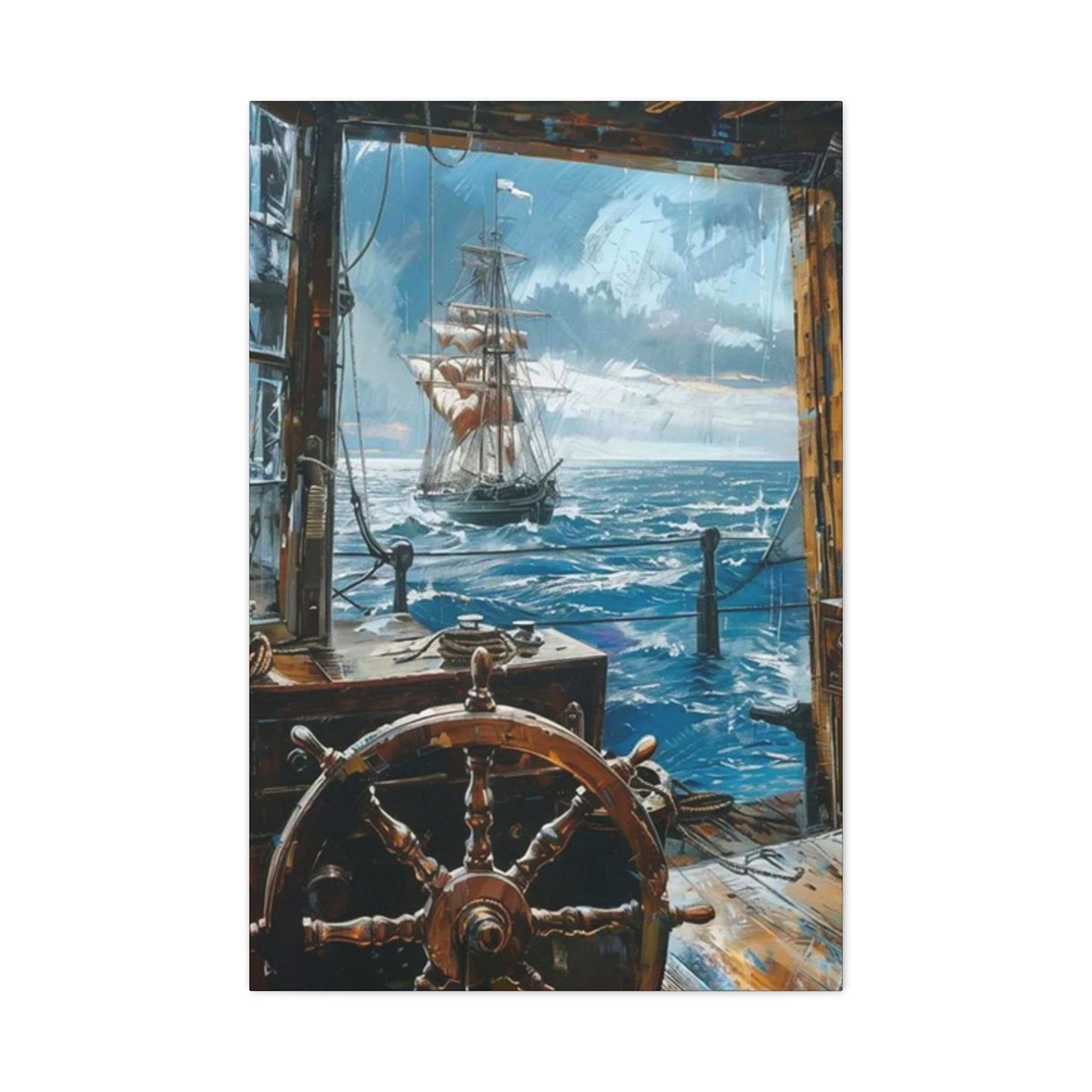 Ship Sailing POV Wall Art & Canvas Prints