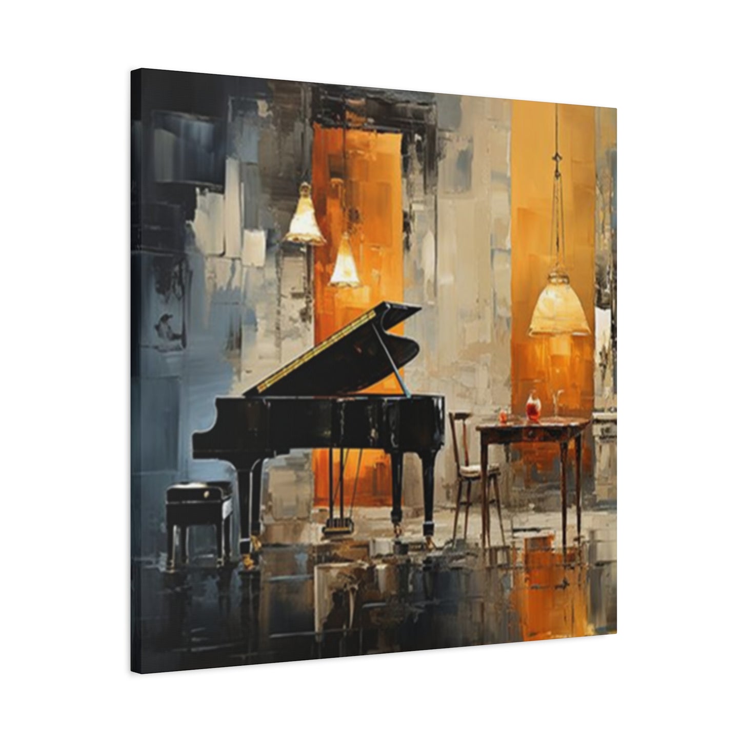 Big Piano Painting Wall Art & Canvas Prints