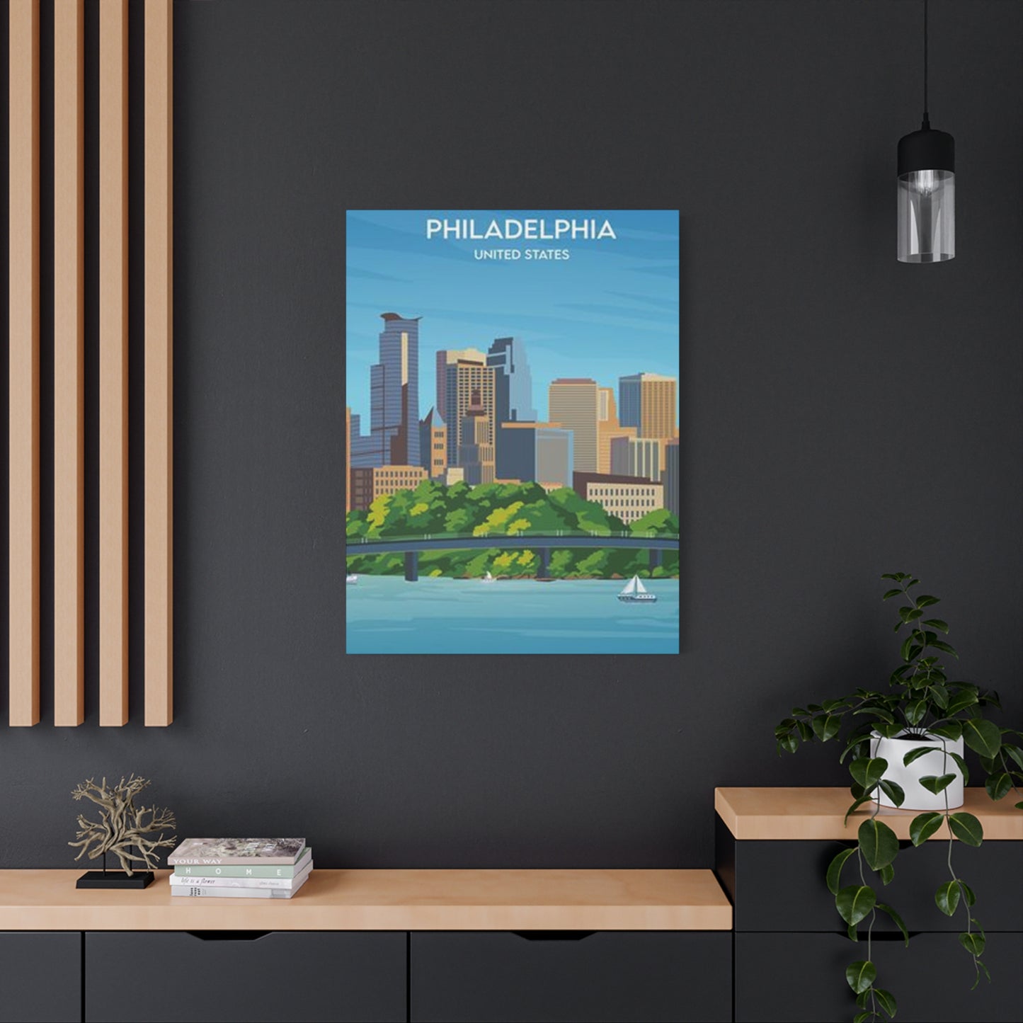 Philadelphia United States Poster Wall Art & Canvas Prints