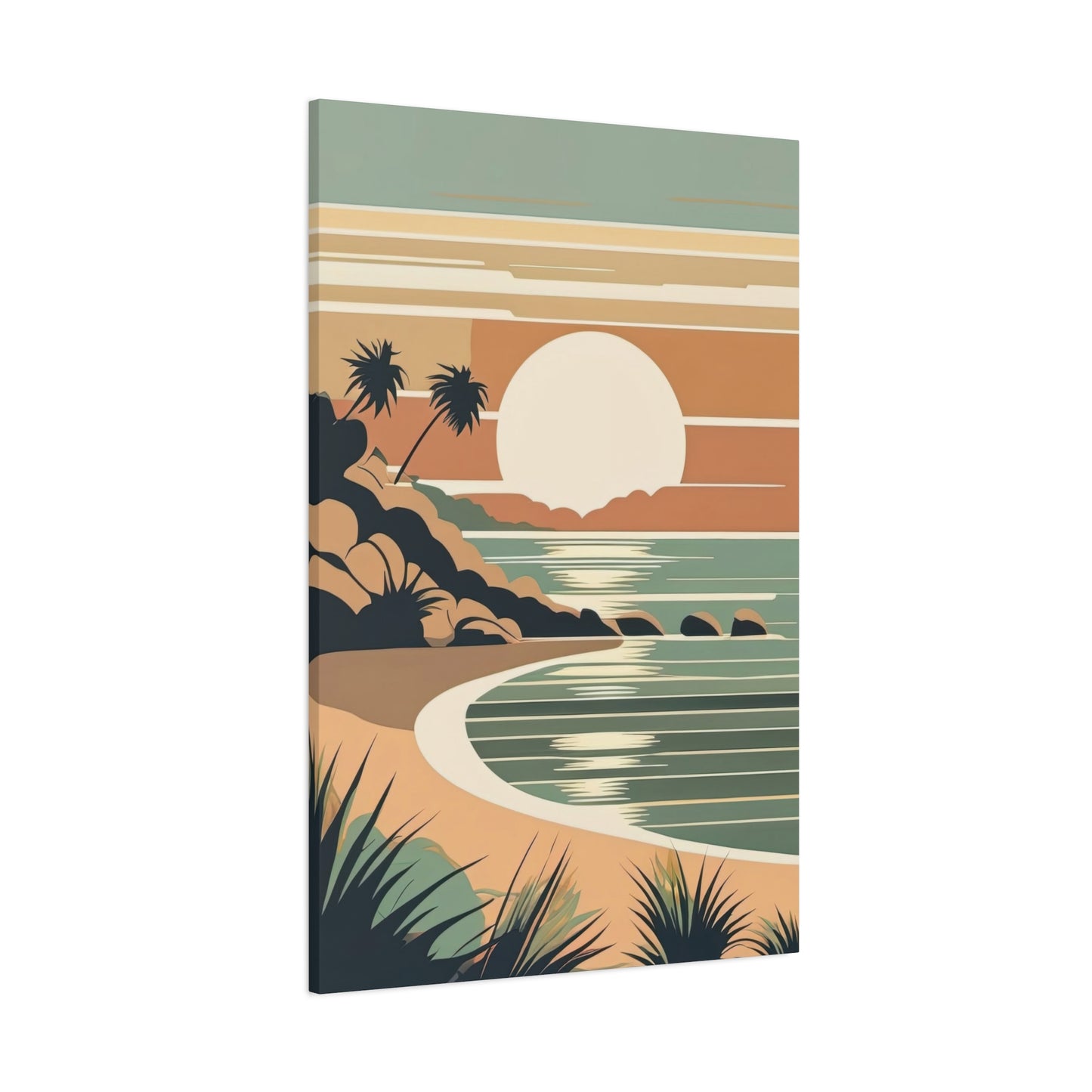Sunset Landscape Earth Tones Wall Art & Canvas Prints