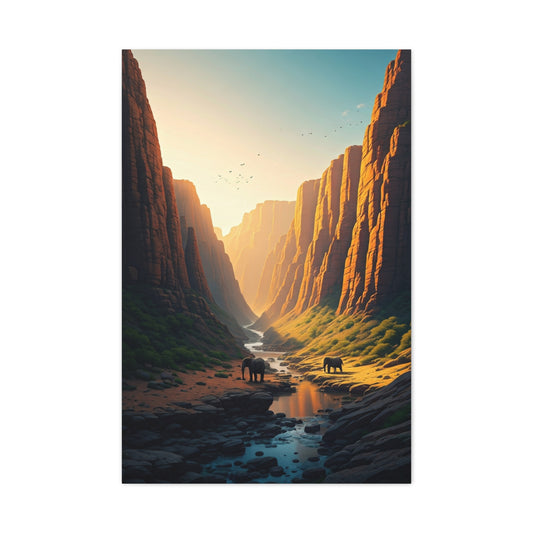 Canyon Light Passage Landscape Wall Art & Canvas Prints