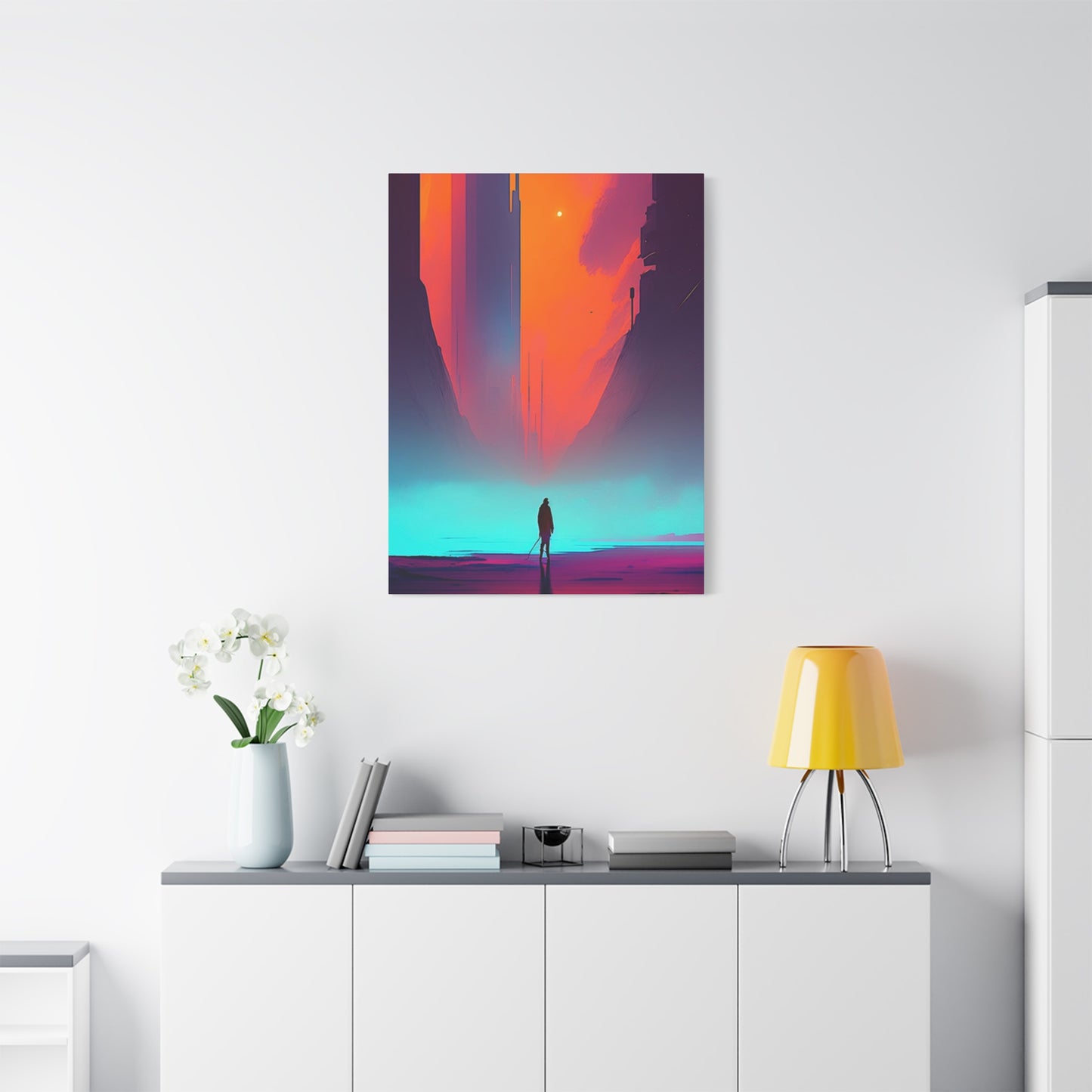 Abstract Alone Jesus Spiritual Christianity Wall Art & Canvas Prints