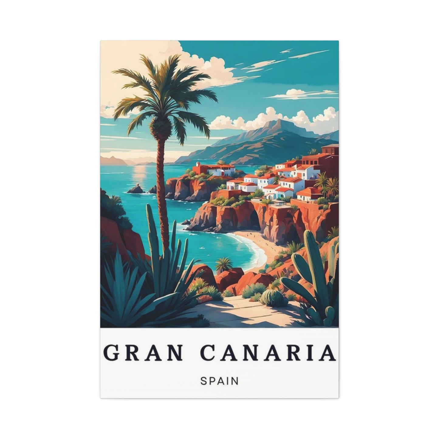 Gran Canaria Spain Poster Wall Art & Canvas Prints