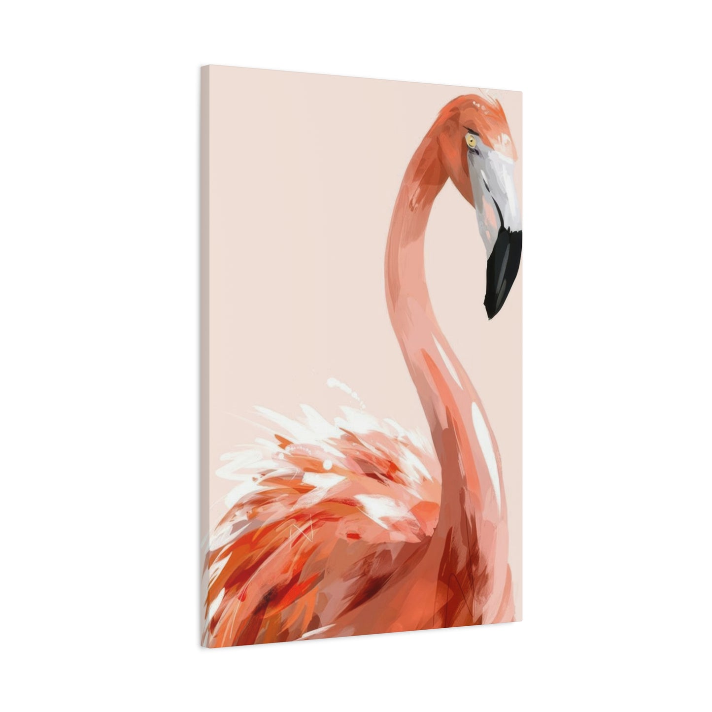 Flamingo Light Portrait Wall Art & Canvas Prints