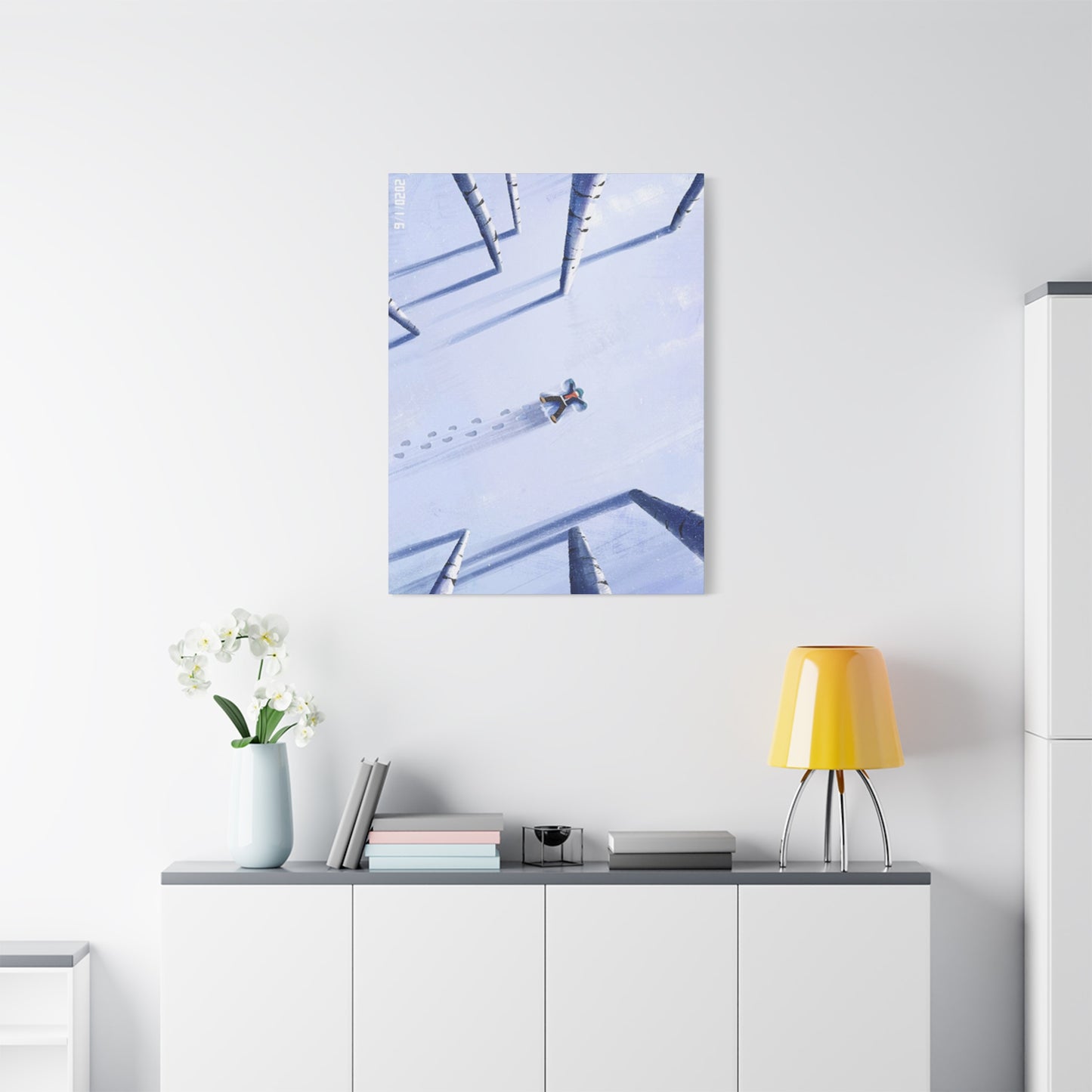Relaxing After Skiing Wall Art & Canvas Prints